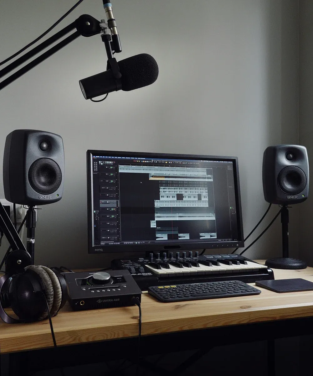 Upload your track interface
